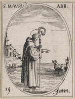 KG 10162
<br/>
Heilige Maurus ("Heiligenkalender")
<br/>
<em>Callot, Jacques (1592 - 1635)</em>